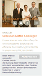 Mobile Screenshot of kanzlei-glathe.de